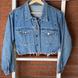 Vintage Cropped Denim Jacket